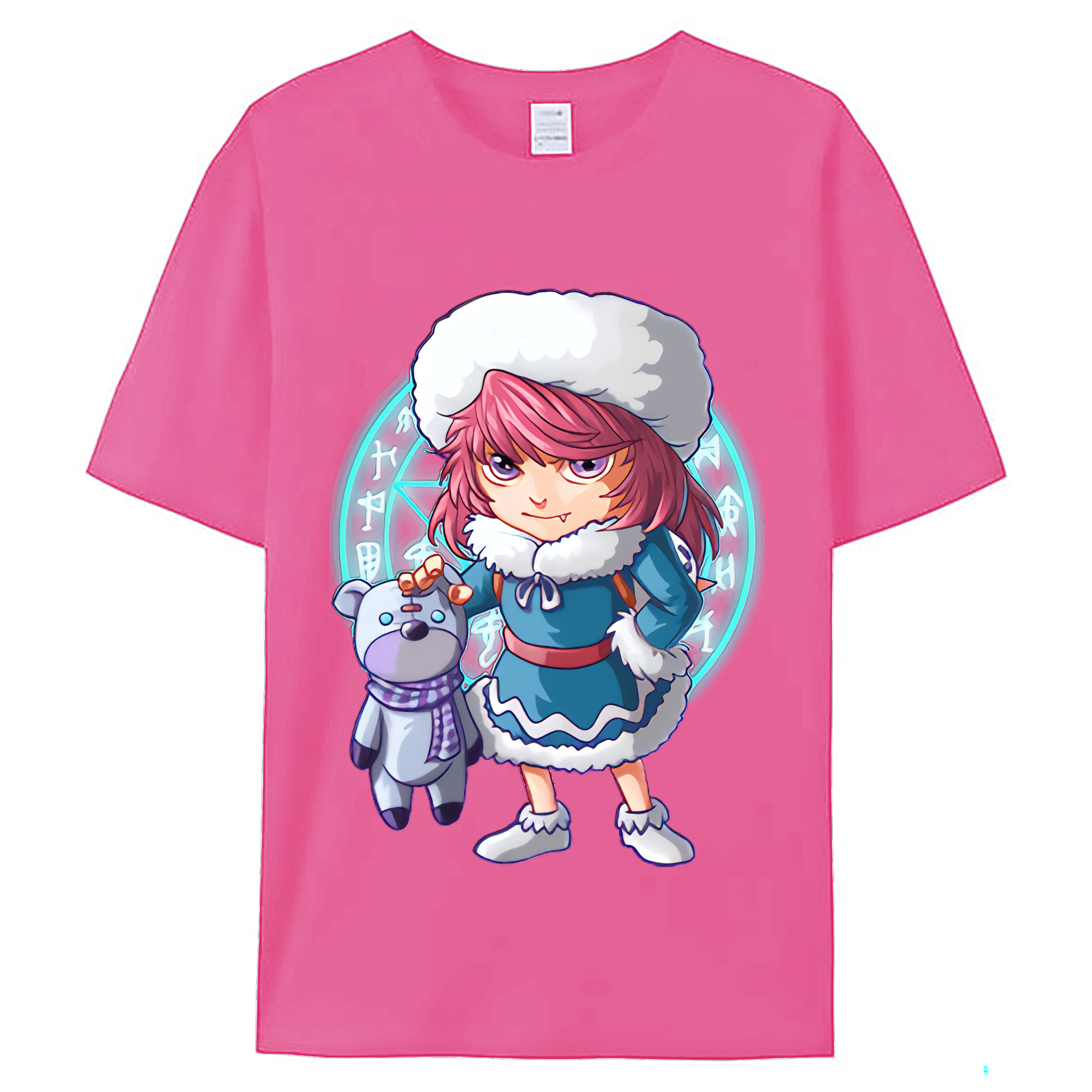 （画像用） リーグ・オブ・レジェンド League of Legends LOL レディースカジュアルプリントTシャツ（綿100％）